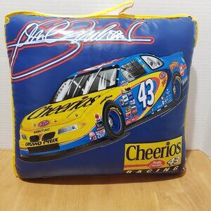 Nascar #43 Cheerios John Andretti Padded Seat‎ Cushion Pillow with Handle Vinyl